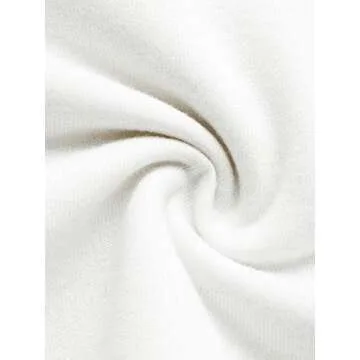 SweatyRocks Women's Crop Top Letter Printed Sweatshirt Hoodie White Small