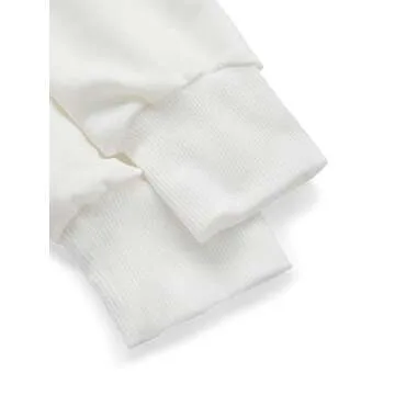 SweatyRocks Women's Crop Top Letter Printed Sweatshirt Hoodie White Small