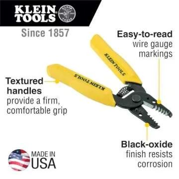 Klein Tools 11045 Wire Stripper/Cutter (10-18 AWG Solid), Made in USA