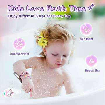 Kids Bath Bombs with Surprise - 9 Pack for Valentine's Gifts