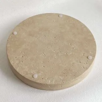 Stylish StonePlus Natural Marble Tray for Home Use