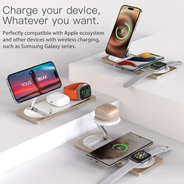3-in-1 MagSafe Charging Station for Apple Devices Fast Charging