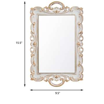 Frcctre 3-Piece Decorative Mirror Tray Set in 3 Colors