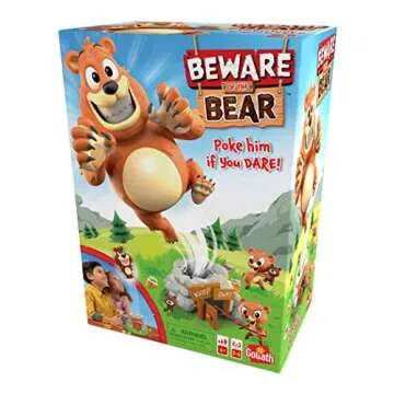 Beware of The Bear - Poke The Bear and Sneak The Goodies Before He Wakes Up Game by Goliath