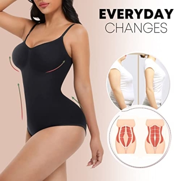 Dazzle Fairy Women's Seamless Bodysuit for Tummy Control