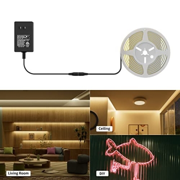 GINGSOW 12V 3A Power Supply Adapter for LED Drivers