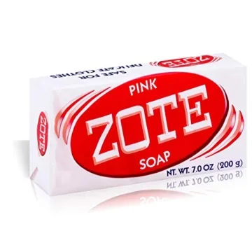 Zote Laundry Soap Bar - Pink 7oz for Beauty and Laundry Care