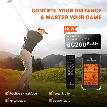 Voice Caddie SC200Plus Golf Launch Monitor for All Levels