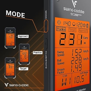 Voice Caddie SC200Plus Golf Launch Monitor for All Levels