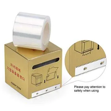 AHIER Tattoo Plastic Wrap Rolls - Safe & Convenient Makeup Wraps