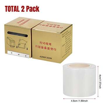 AHIER Tattoo Plastic Wrap Rolls - Safe & Convenient Makeup Wraps