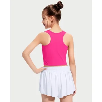 HASMES Girls Athletic Tank Tops - Stylish & Durable Activewear