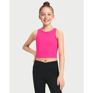 HASMES Girls Athletic Tank Tops - Stylish & Durable Activewear