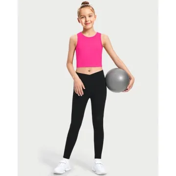 HASMES Girls Athletic Tank Tops - Stylish & Durable Activewear