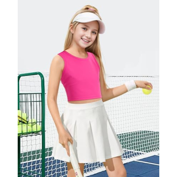 HASMES Girls Athletic Tank Tops - Stylish & Durable Activewear
