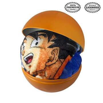 Cozy Dragon Ball Super Fleece Blanket with Goku & Vegeta