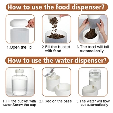 MDEHOPET Gravity Cat Feeder - Eco-Friendly 2.8L Capacity