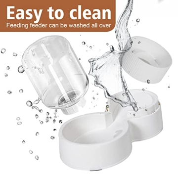 MDEHOPET Gravity Cat Feeder - Eco-Friendly 2.8L Capacity