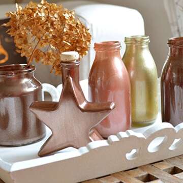 Viva Decor Maya Gold (Fire Red) - Shiny Metallic Acrylic Paint