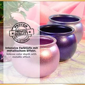 Viva Decor Maya Gold Fire Red Metallic Acrylic Paint