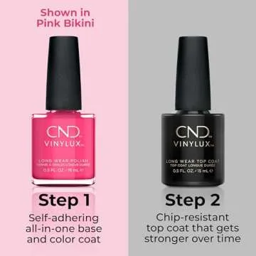 CND Vinylux Longwear Pink Nail Polish, Gel-like Shine & Chip Resistant Color, 0.5 Fl Oz