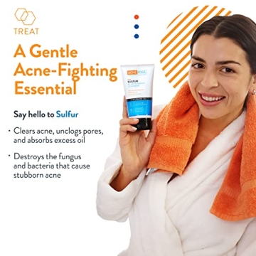 Acne Free Sulfur Foaming Cleanser with Lemon for Clear Skin