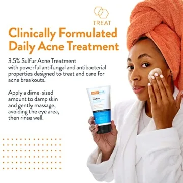 Acne Free Sulfur Foaming Cleanser with Lemon for Clear Skin