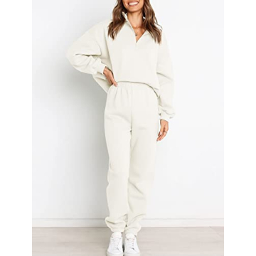 Prinbara Women's Oversized Sweat Set for Winter Style