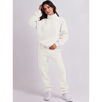 Prinbara Women's Oversized Sweat Set for Winter Style