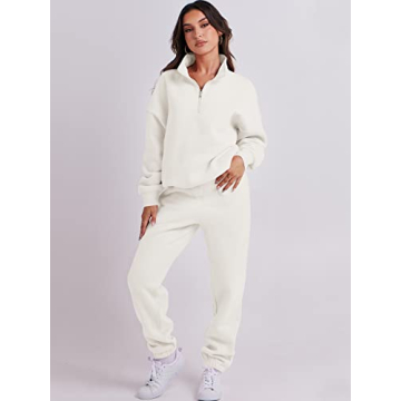 Prinbara Women's Oversized Sweat Set for Winter Style