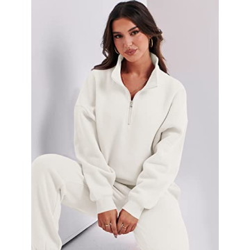Prinbara Women's Oversized Sweat Set for Winter Style