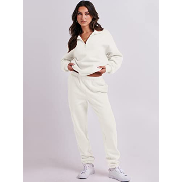 Prinbara Women's Oversized Sweat Set for Winter Style