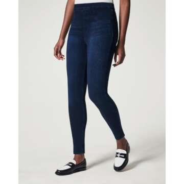SPANX Jean-ish Ankle Leggings Twilight Rinse SM - Regular 27