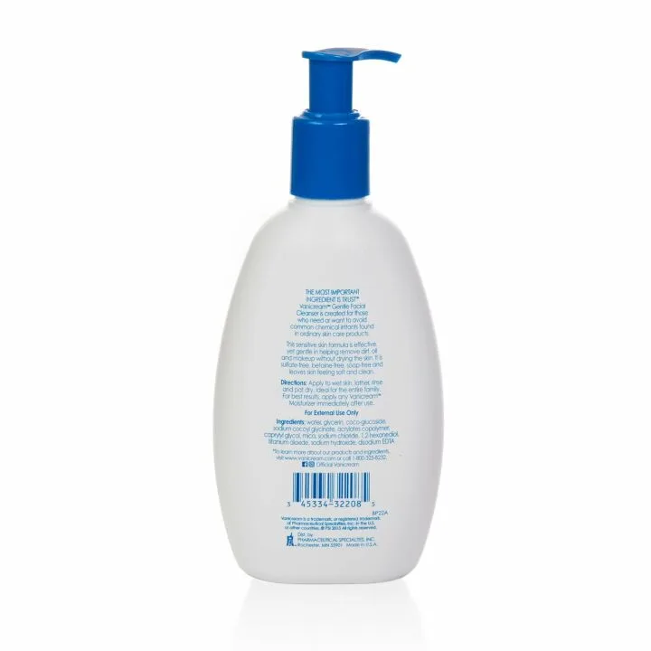 Vanicream Gentle Facial Cleanser for Sensitive Skin
