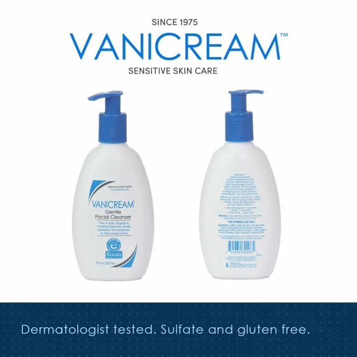 Vanicream Gentle Facial Cleanser for Sensitive Skin
