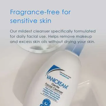 Vanicream Gentle Facial Cleanser for Sensitive Skin