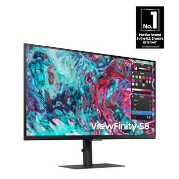 SAMSUNG TU87F Series 32-Inch Viewfinity 4K UHD Pro Monitor, VA Panel, 60Hz, 5ms, HDR10, sRGB, HDMI, ...