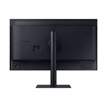 SAMSUNG TU87F Series 32-Inch Viewfinity 4K UHD Pro Monitor, VA Panel, 60Hz, 5ms, HDR10, sRGB, HDMI, Dual 4K Display, Fully Adjustable Stand, Eye Saver Mode (LF32TU874VNXGO) Dark Blue Gray