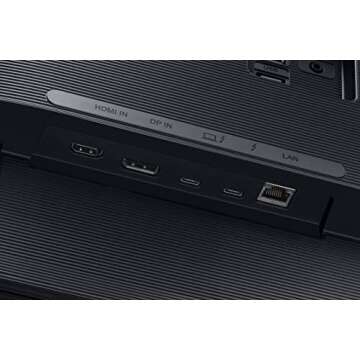 SAMSUNG TU87F Series 32-Inch Viewfinity 4K UHD Pro Monitor, VA Panel, 60Hz, 5ms, HDR10, sRGB, HDMI, Dual 4K Display, Fully Adjustable Stand, Eye Saver Mode (LF32TU874VNXGO) Dark Blue Gray