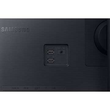 SAMSUNG TU87F Series 32-Inch Viewfinity 4K UHD Pro Monitor, VA Panel, 60Hz, 5ms, HDR10, sRGB, HDMI, Dual 4K Display, Fully Adjustable Stand, Eye Saver Mode (LF32TU874VNXGO) Dark Blue Gray