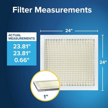 Filtrete 24x24x1 MPR 300 AC Furnace Air Filter 6-Pack