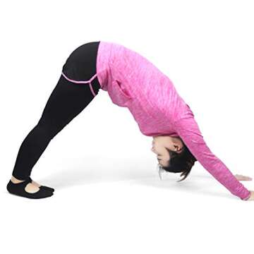 Elutong Barre Socks for Women - Non Slip Yoga & Pilates Socks