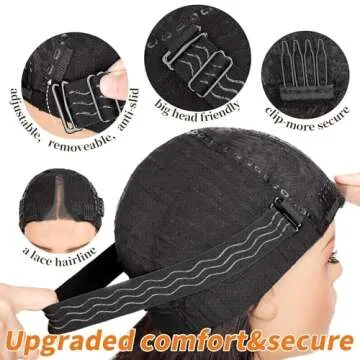 Nnzes Chocolate Brown Wigs with Curtain Bangs for Women