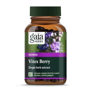 Gaia Herbs Vitex Berry - Natural Hormonal Balance & Fertility Support for Women - 60 Vegan Capsules ...