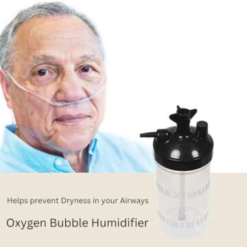 Oxygen Humidifier Bubbler Bottle - Enhance Your Therapy Experience