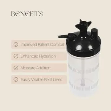 Revolutionary Oxygen Humidifier Bubbler Bottle for Therapy Comfort