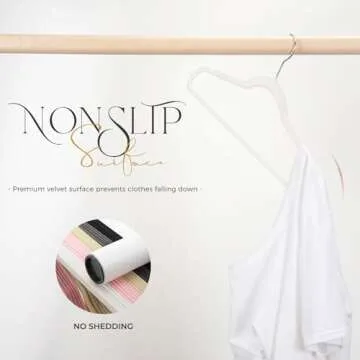 Organize Your Closet with HOUSE DAY Velvet Hangers 100 Pack