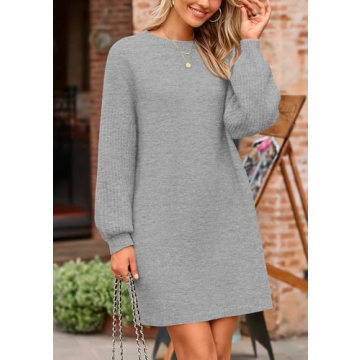 PRETTYGARDEN Women's Cozy Winter Sweater Dress