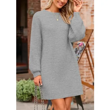 PRETTYGARDEN Women's Cozy Winter Sweater Dress