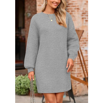PRETTYGARDEN Women's Cozy Winter Sweater Dress